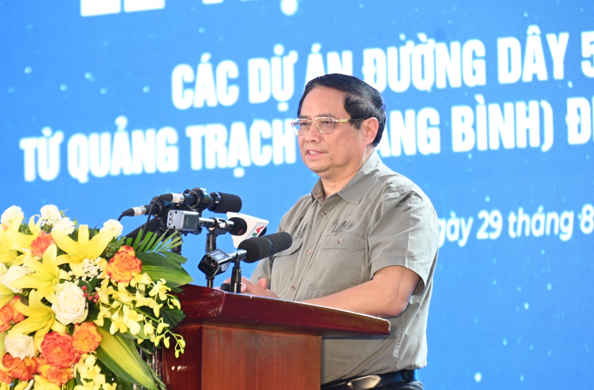 Thủ tướng: "Đường dây 500 kV mạch 3 có ý nghĩa đặc biệt quan trọng"